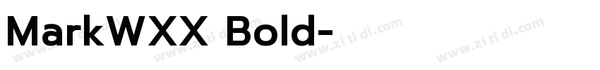 MarkWXX Bold字体转换